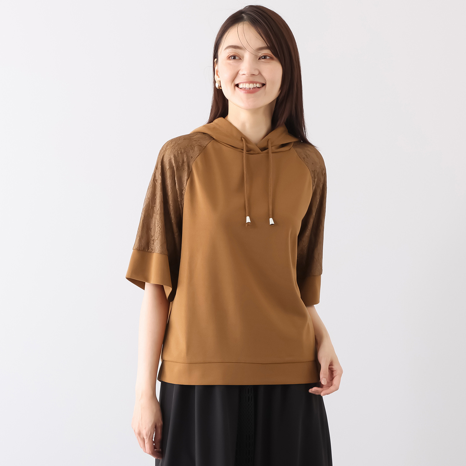 ラブソル レーススリーブ サマーフーディー