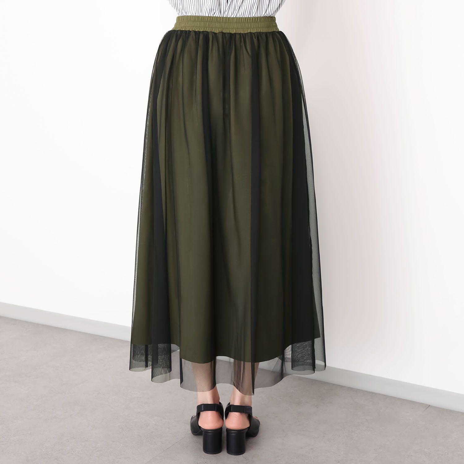 ラブソル チュールラップデザイン カーゴスカート