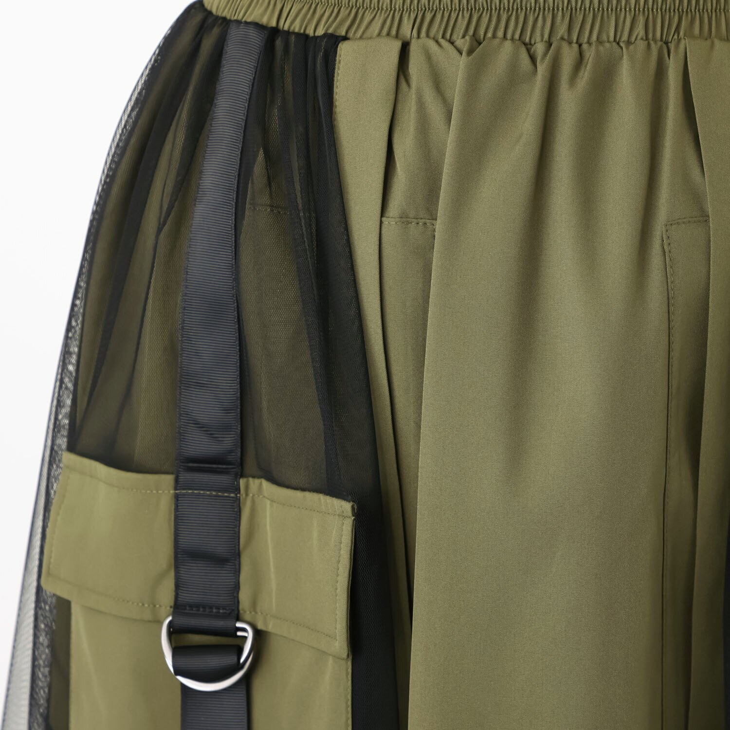 ラブソル チュールラップデザイン カーゴスカート