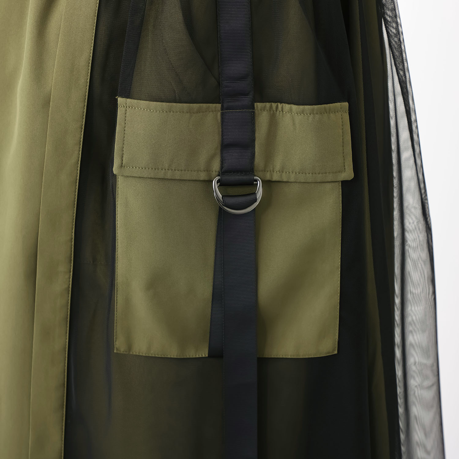 ラブソル チュールラップデザイン カーゴスカート