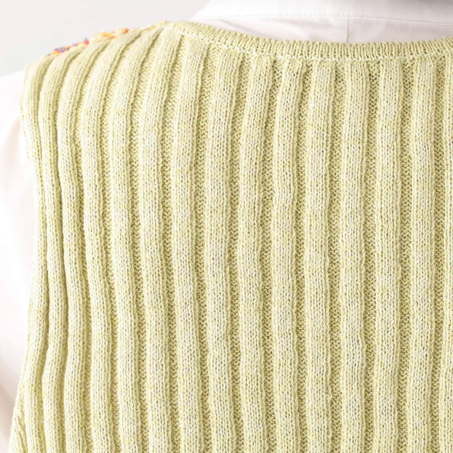 エム　アンド　キョウコ 刺しゅうベスト