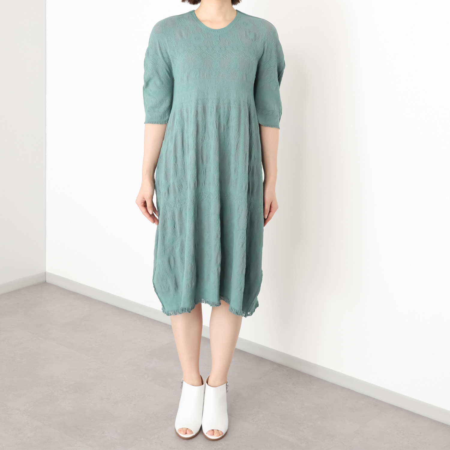 エム　アンド　キョウコ ラッセルレース リバーシブルワンピース