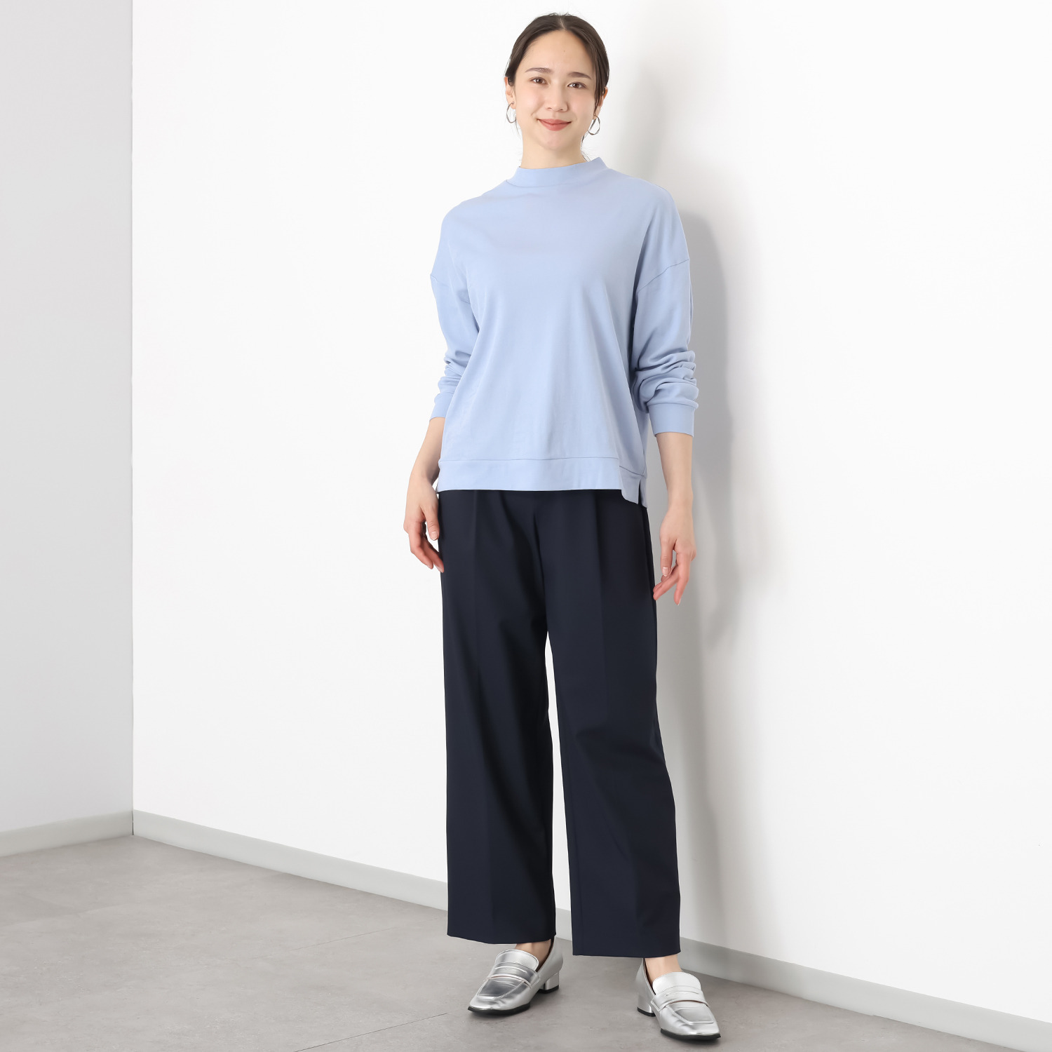 メゾンマザーマテリアル イタリアアルビニ社企画糸 フライスプルオーバー