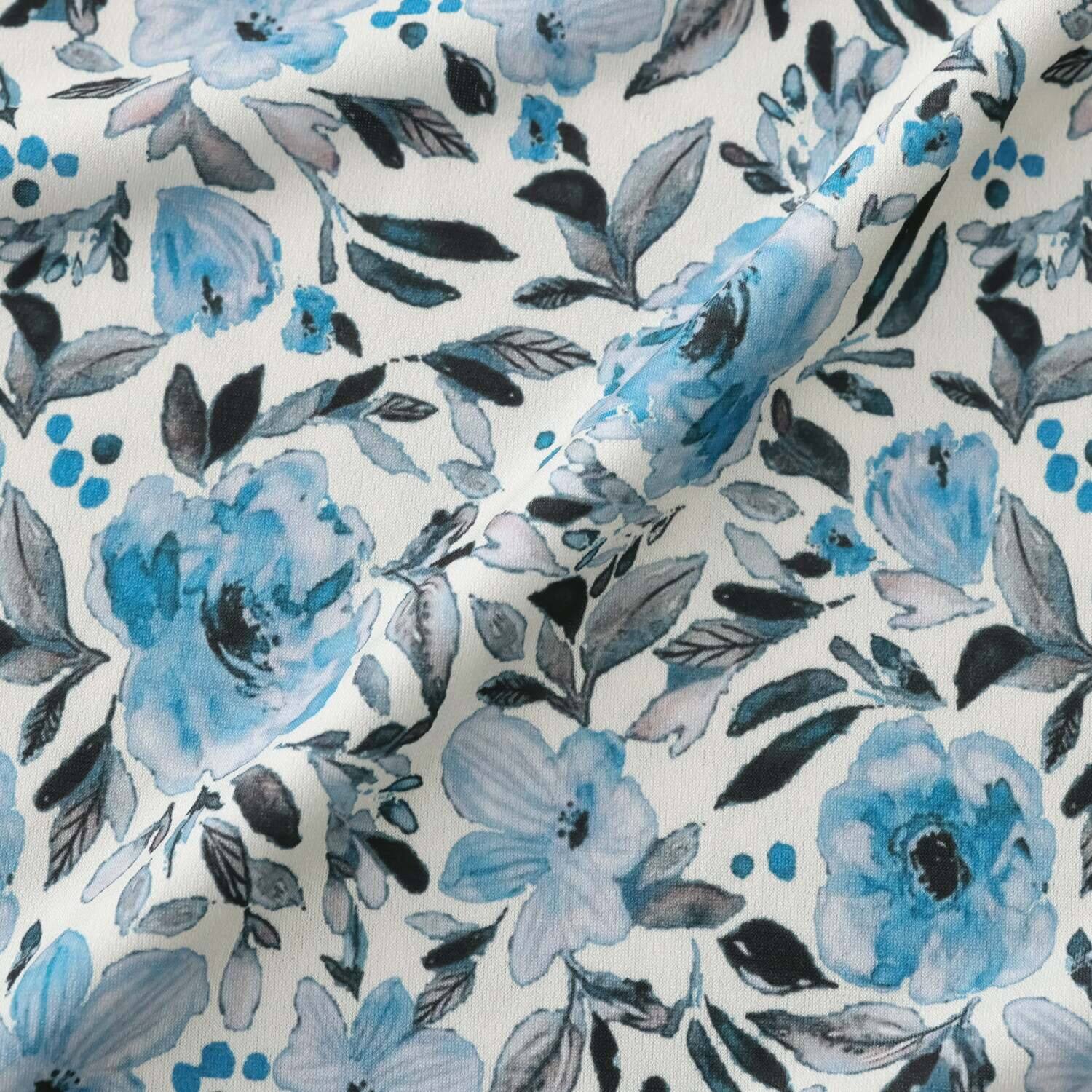 ダジュール 裾デザインカット プリントチュニック