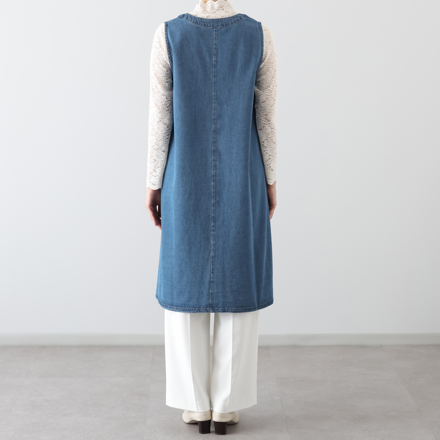 ダジュール デニム ロングジレ