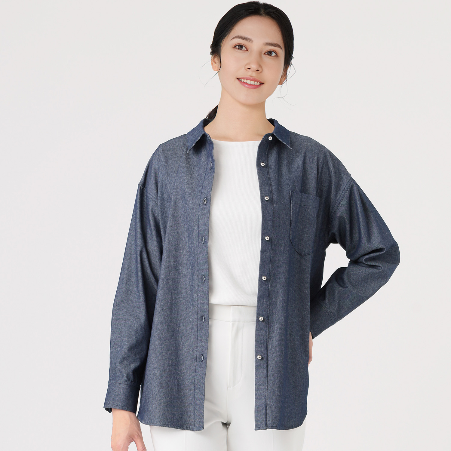 エピデミーク ライトオンス デニムシャツ