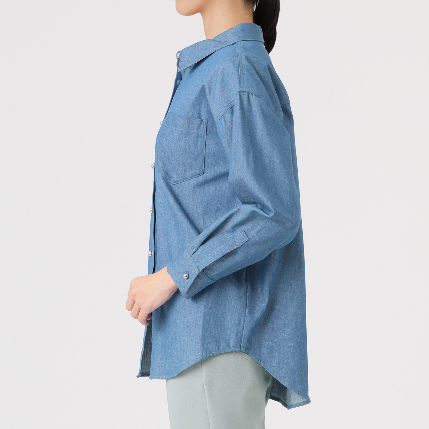 エピデミーク ライトオンス デニムシャツ