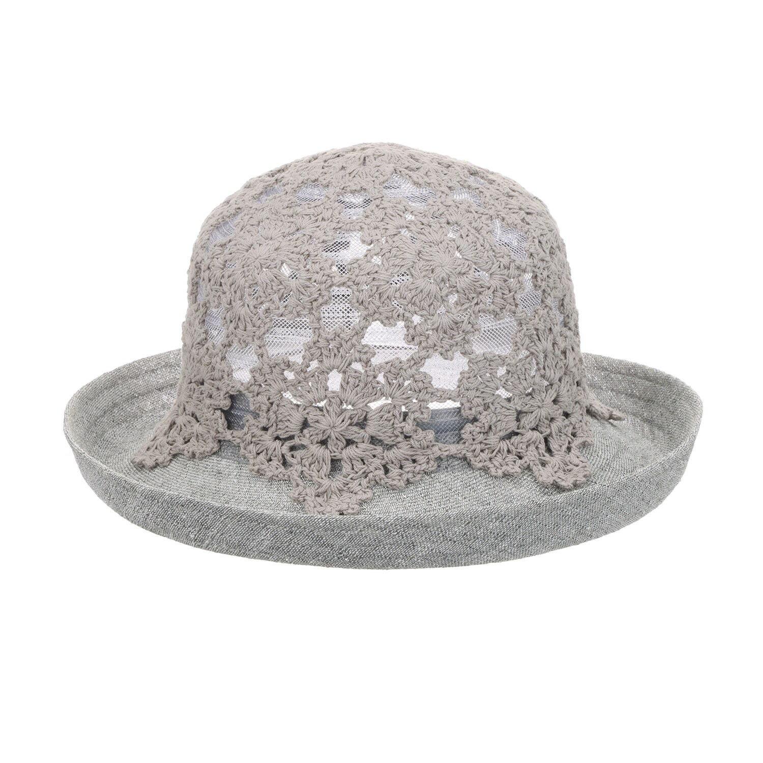 ユキコ　ハナイ クロシェ フラワーモティーフ ハット