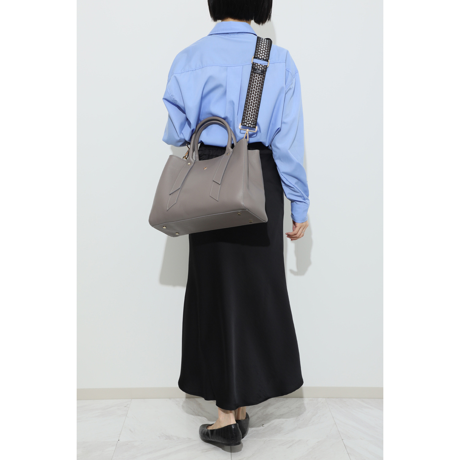 カレイドス ＜イタリア製＞ シボカーフレザー ２ウェイトートバッグ