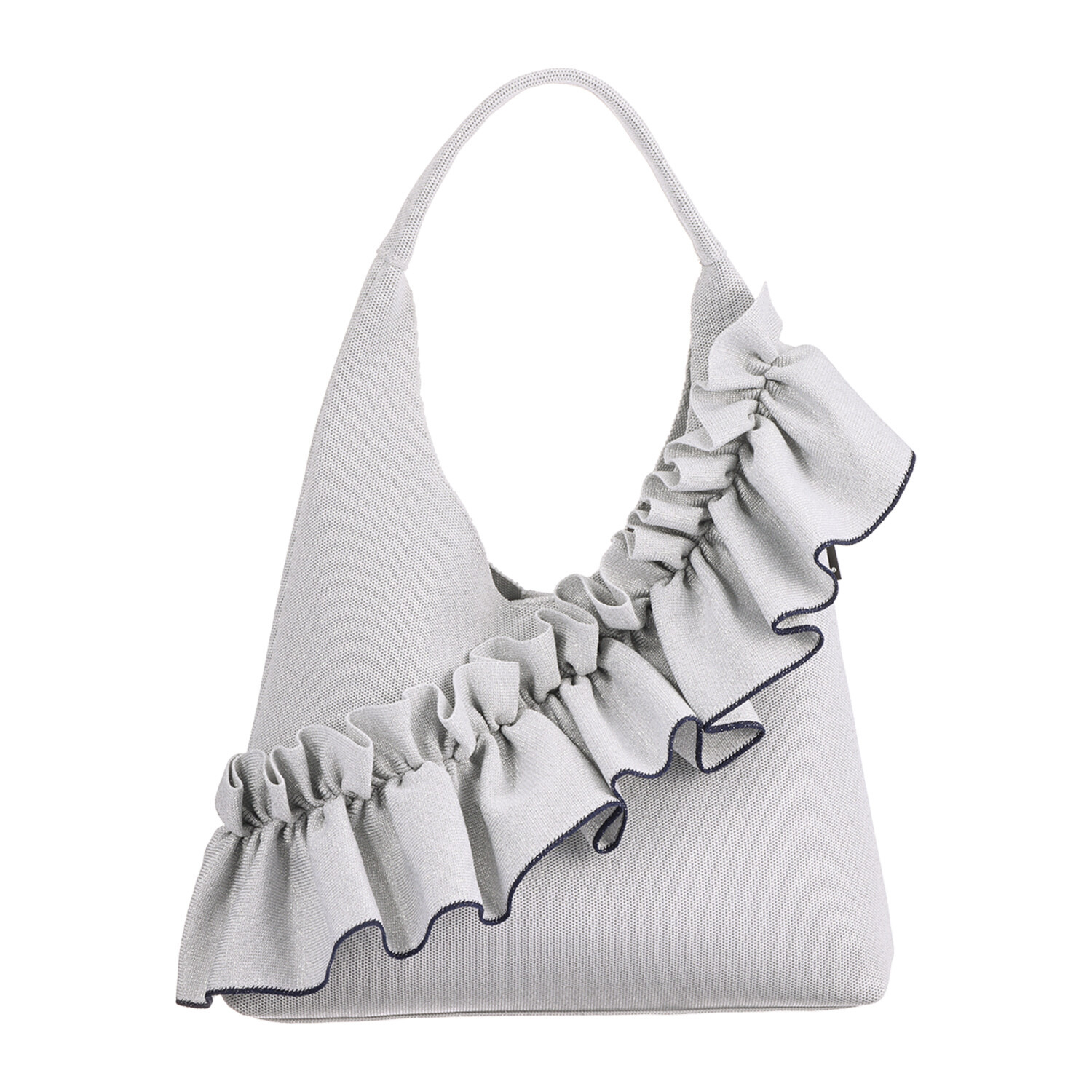 ルートート 大人かわいい ボリュームフリル 肩掛けがきまるバッグ “ラウンド” ルフル・ラッフル