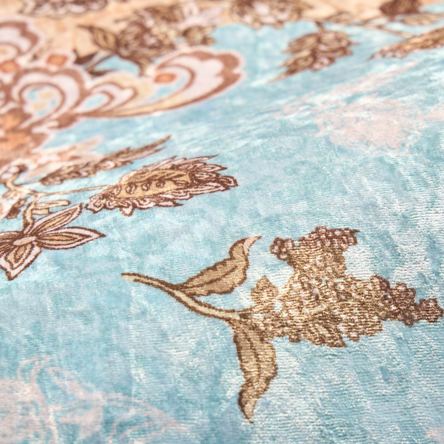 はっ水加工付 ペルシャンデザイン カーペット “サンティエラ” ＜８０×１４０ｃｍ＞