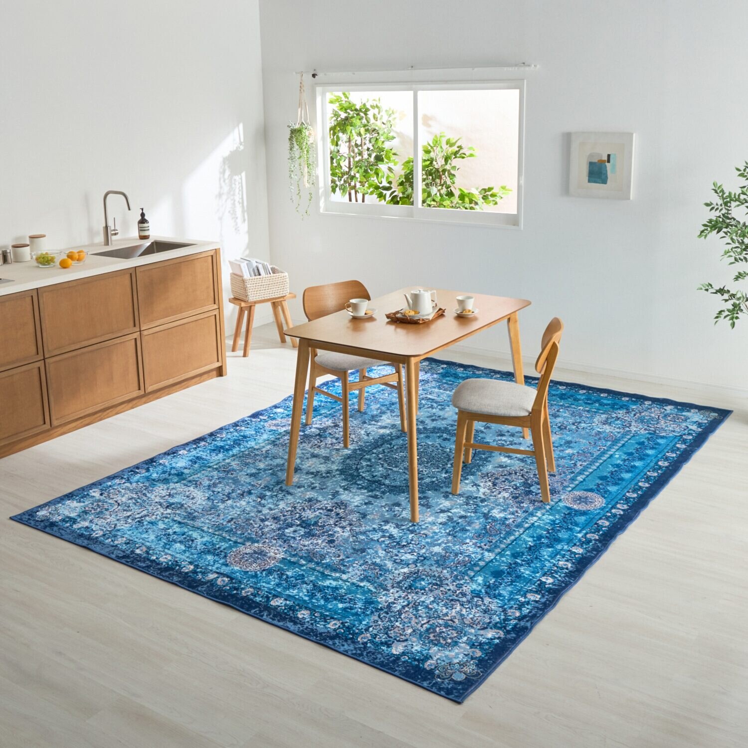 はっ水加工付 ペルシャンデザイン カーペット “サンティエラ” ＜２３０×３２０ｃｍ＞