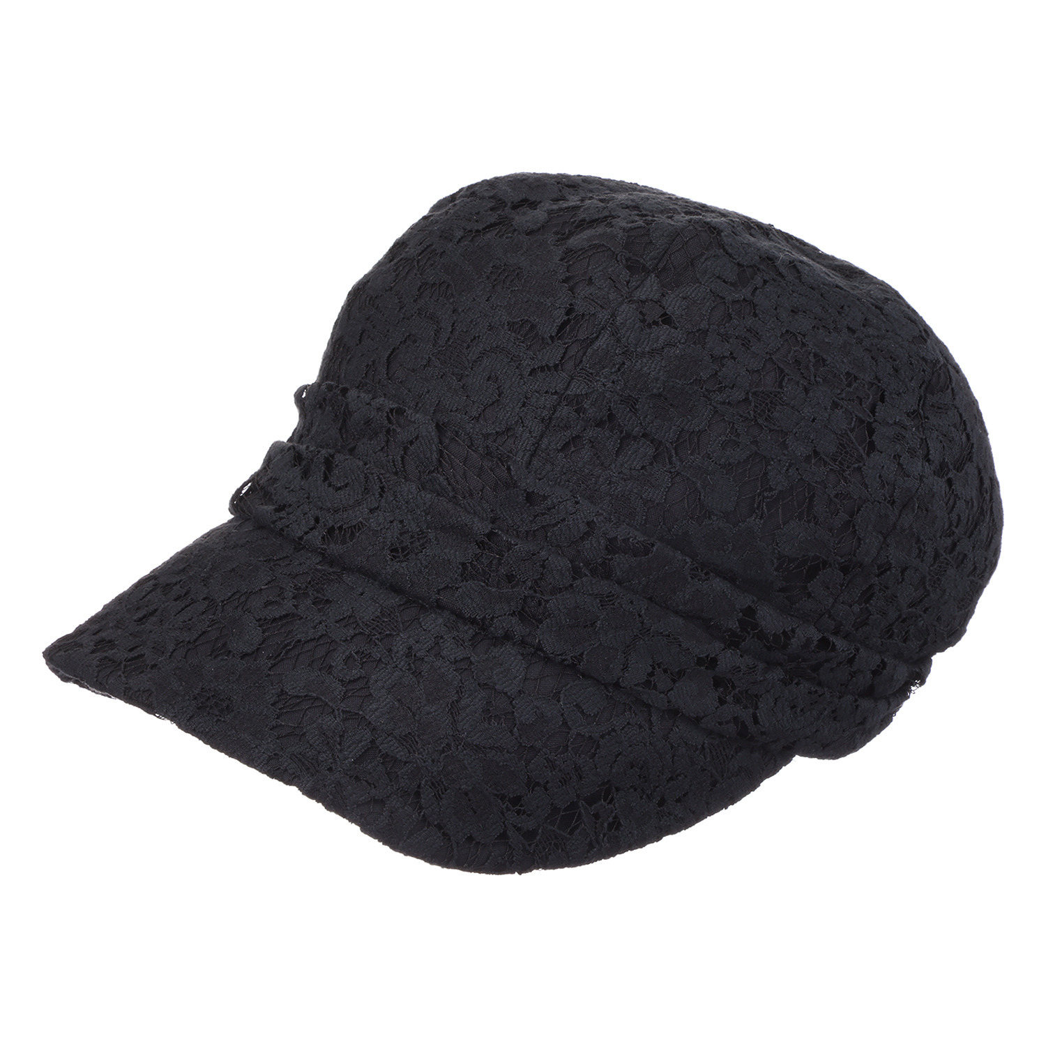 タイムクロス 日本製 綿混 洗えるナチュラルレース 軽量キャスケット