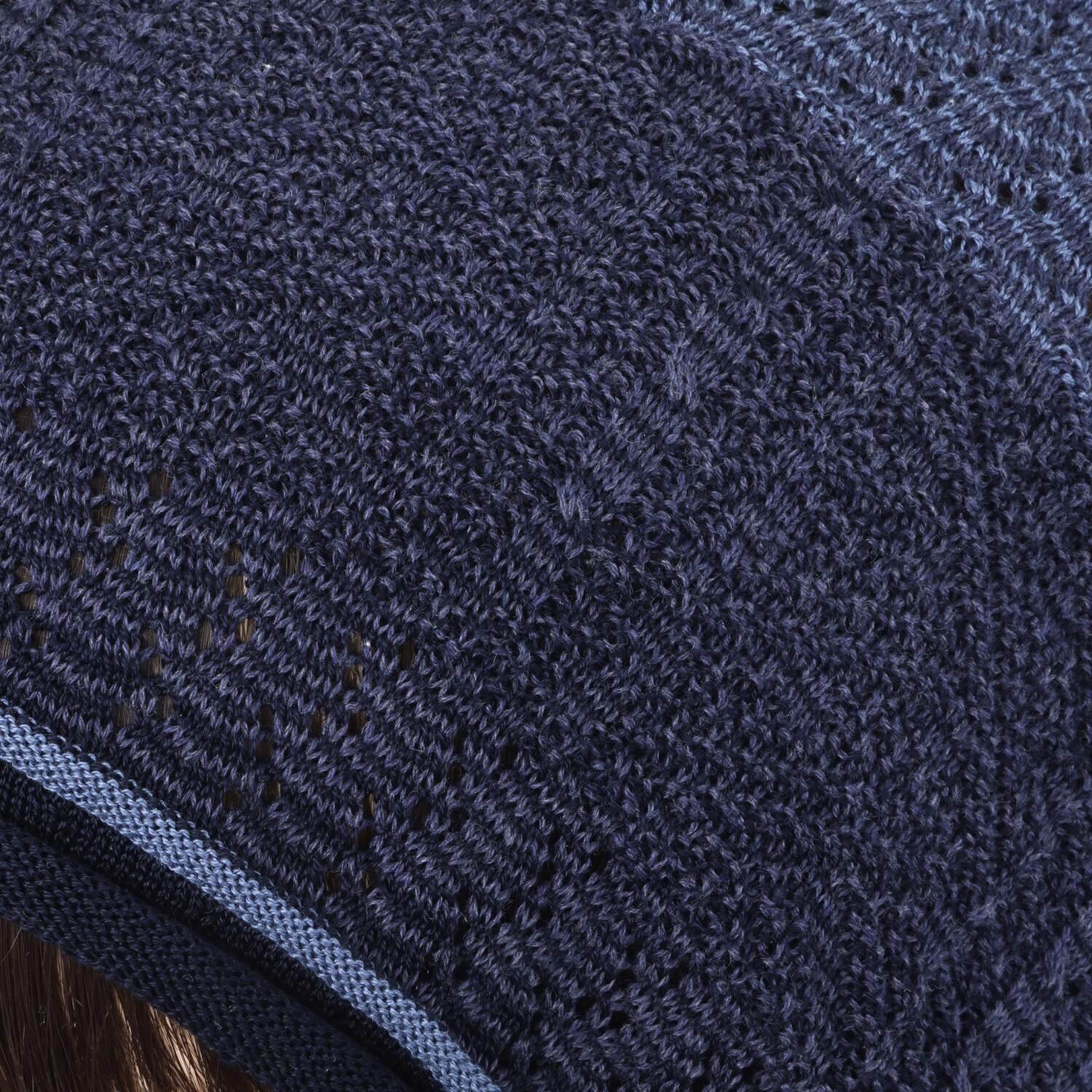 タイムクロス 日本製　超軽量 洗えるシルク混の ホールガーメント（Ｒ） おうちニット帽