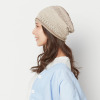 タイムクロス 日本製　超軽量 洗えるシルク混の ホールガーメント（Ｒ） おうちニット帽