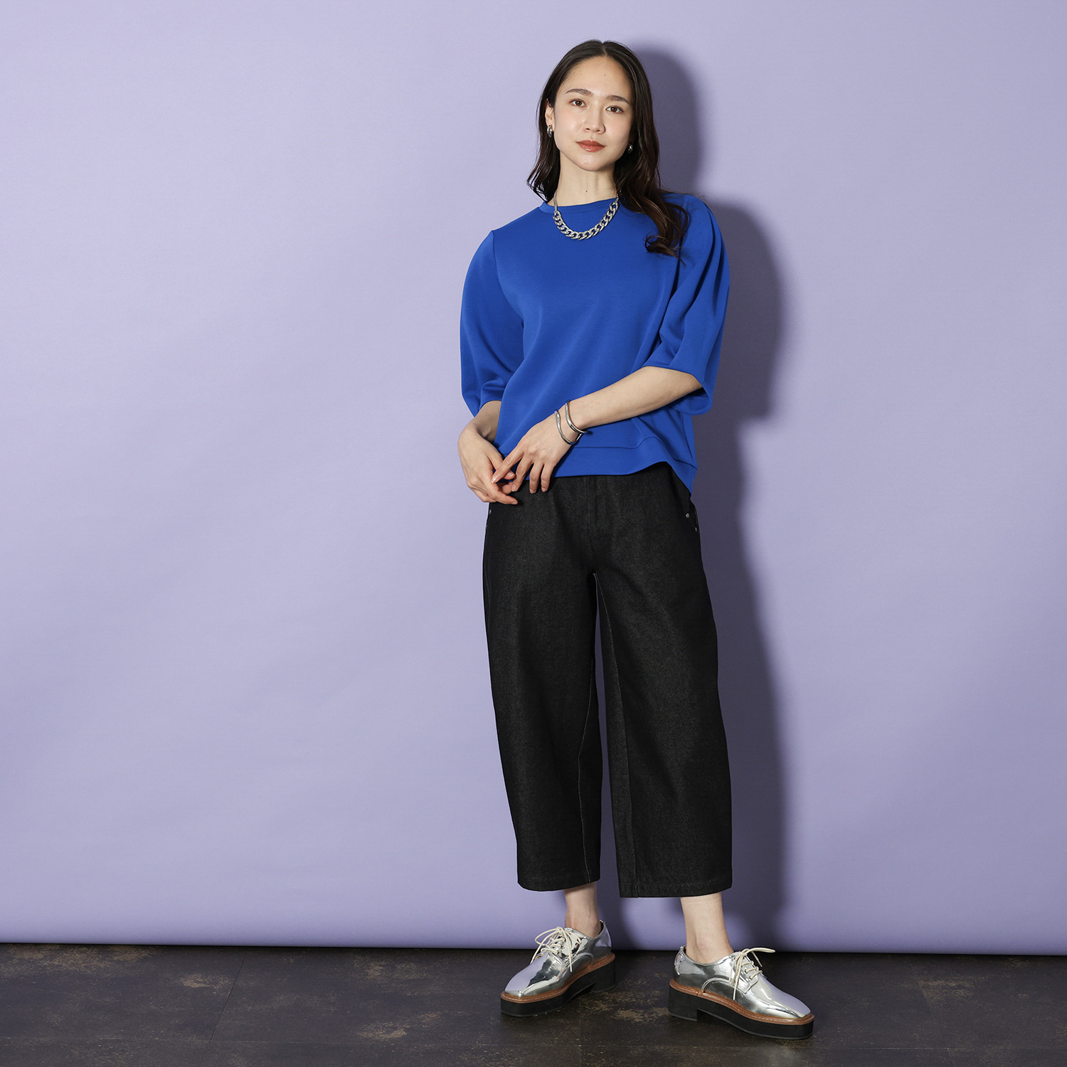 コモエリークローゼット 変形スリーブトップス