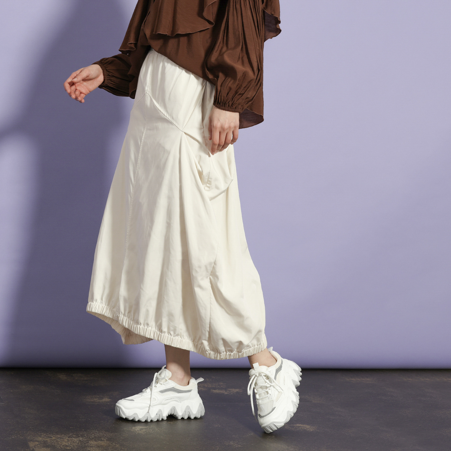 コモエリークローゼット シンメトリー タックスカート