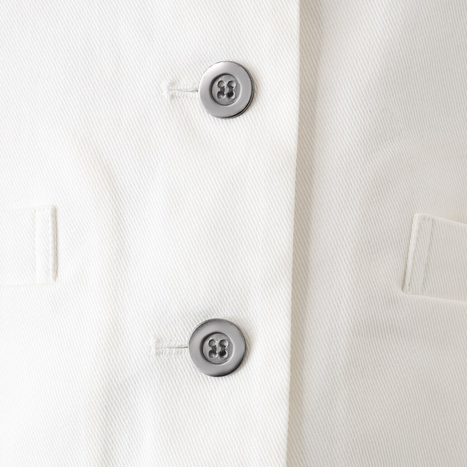 コモエリークローゼット ショートポイントカラー＆ ワイドスリーブ 羽織りデニムジャケット