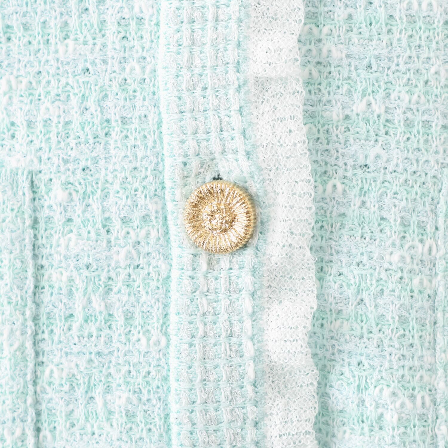 マルティジャーニ 日本製　匠の技 ツイードジャガード ニットジャケット