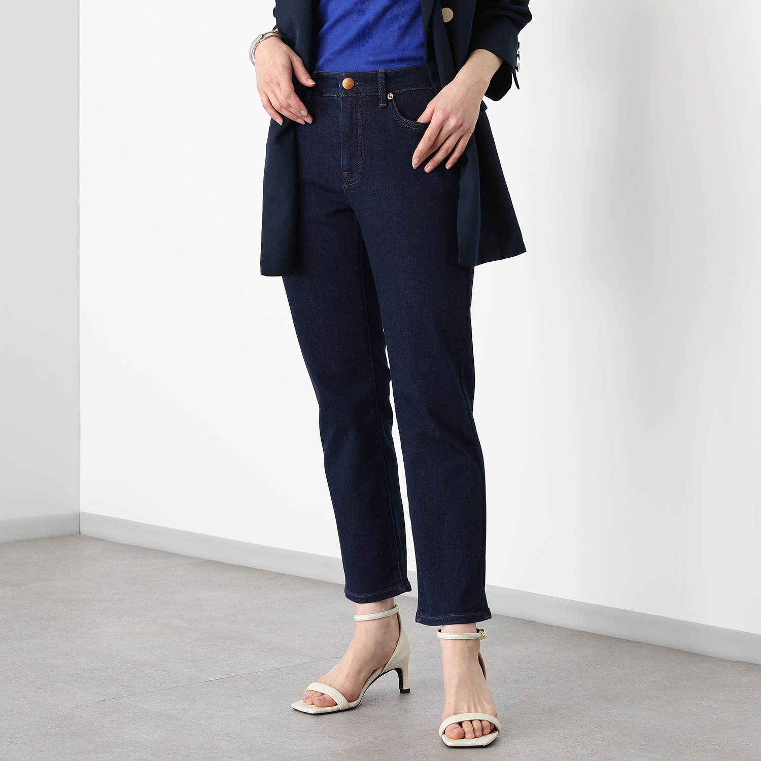 シュガーデプト コーンデニム（Ｒ） スーパーストレッチ アンクル丈ジーンズ