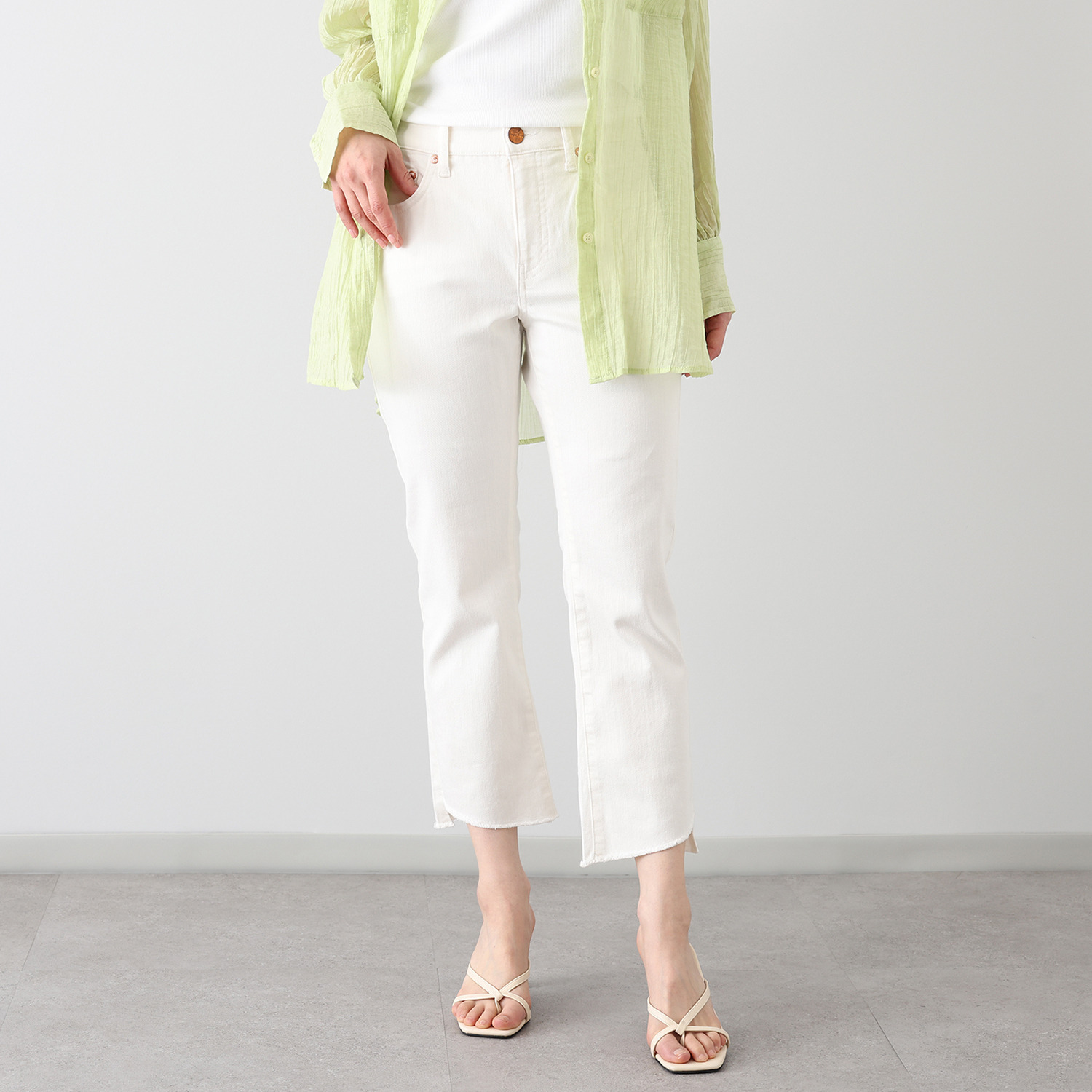 シュガーデプト コーンデニム（Ｒ） スーパーストレッチ カプリジーンズ