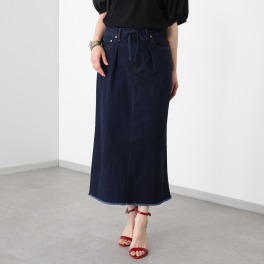 シュガーデプト コーンデニム(R) スーパーストレッチ ドロストスカート