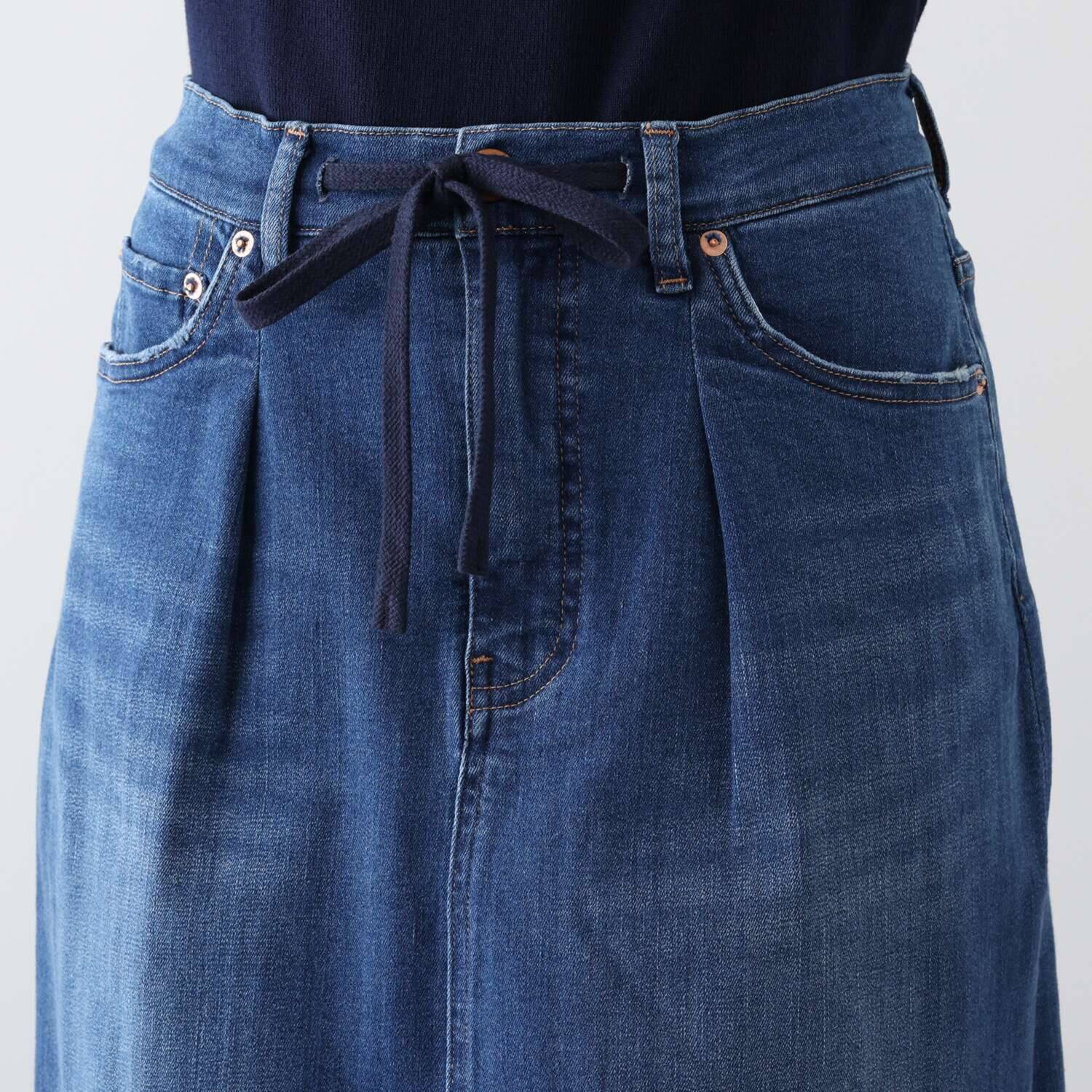 シュガーデプト コーンデニム（Ｒ） スーパーストレッチ ドロストスカート