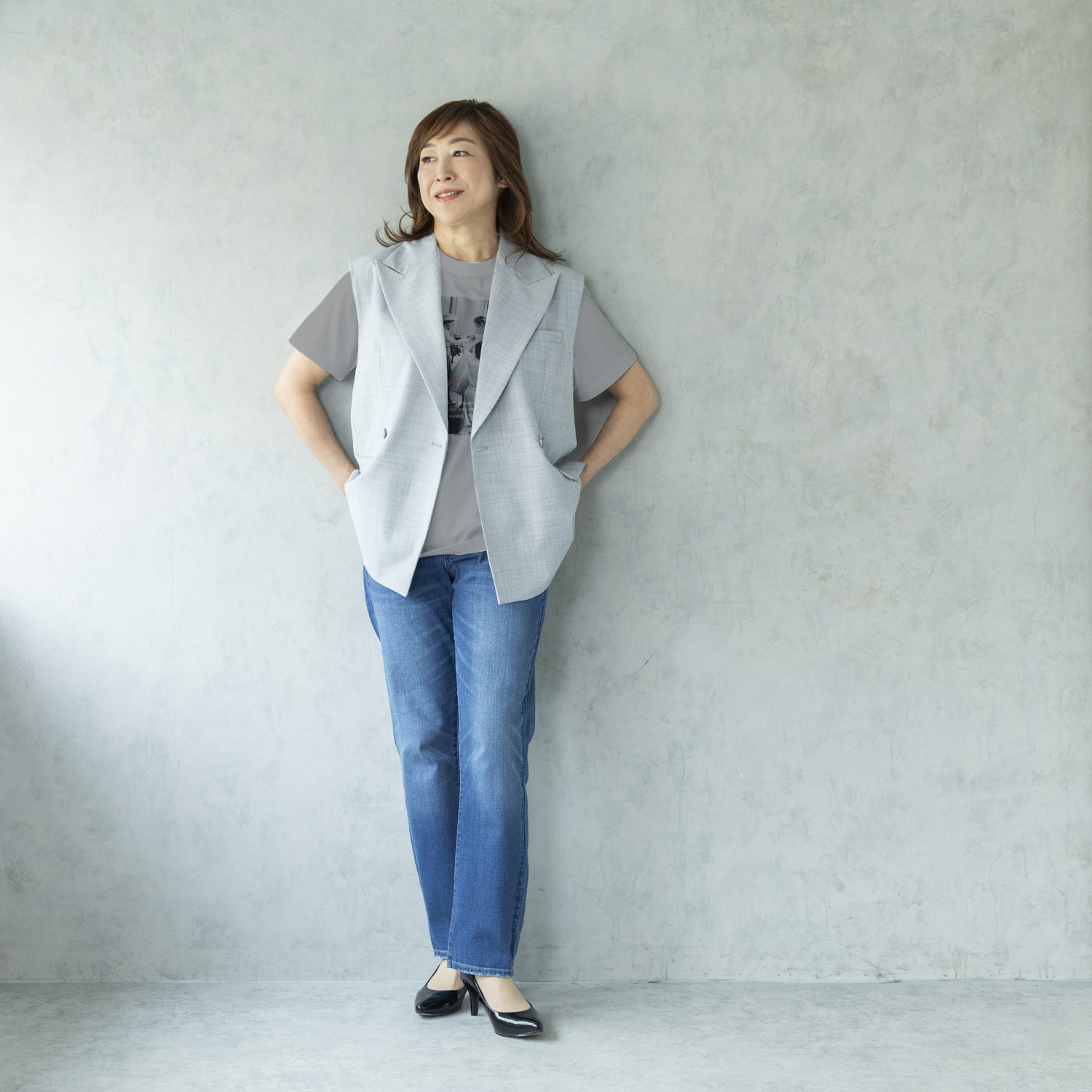 シュガーデプト コーンデニム（Ｒ） スーパーストレッチ フルレングス丈ジーンズ