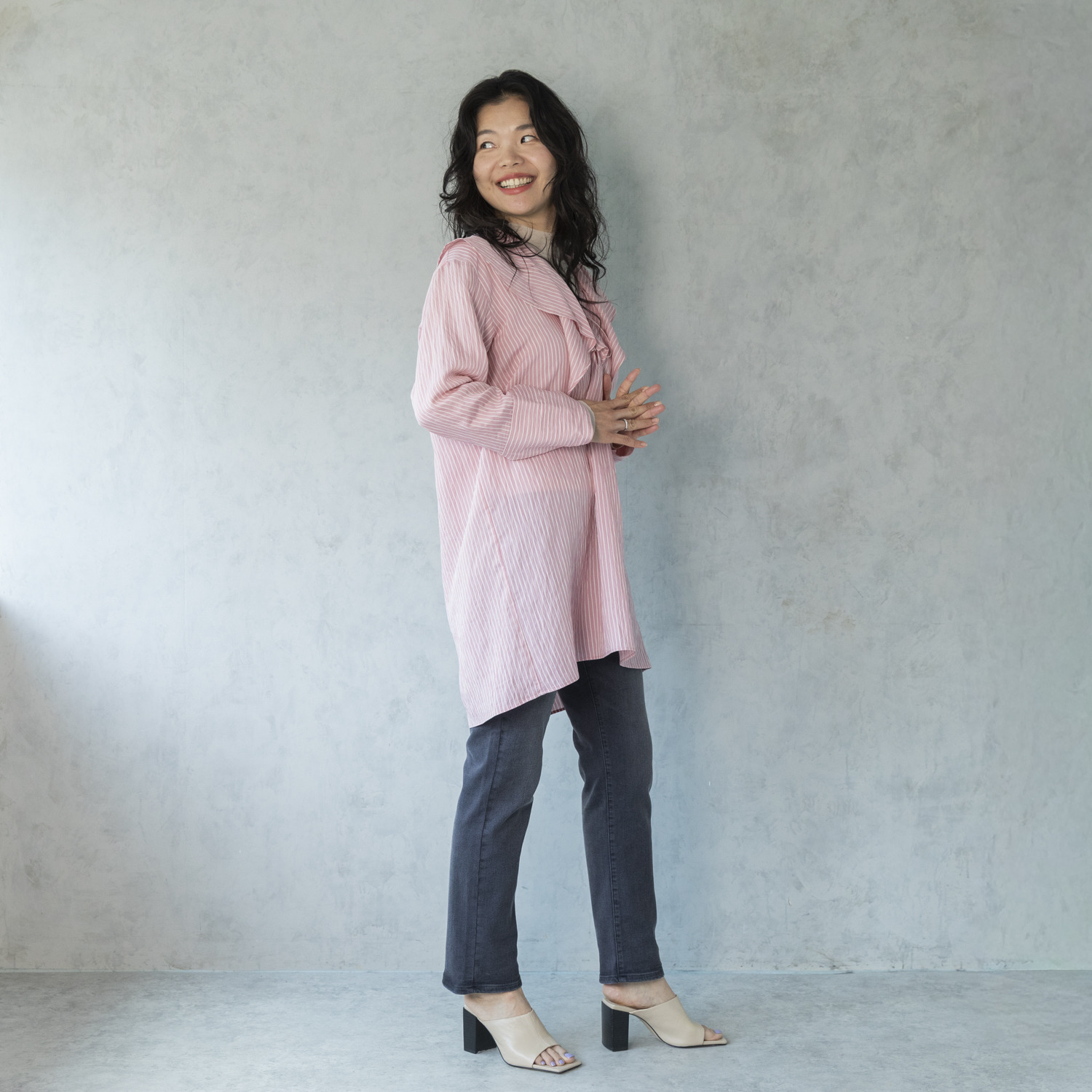 シュガーデプト コーンデニム（Ｒ） スーパーストレッチ フルレングス丈ジーンズ