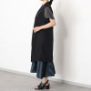 コイビトミサキ　ブラック 切替アクセント デザインベスト