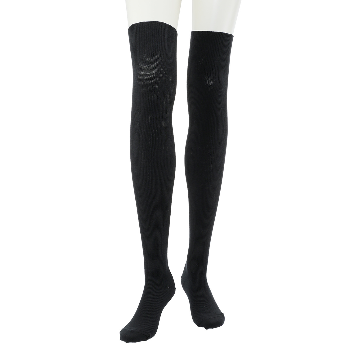 リオッサ 足首キュッ！ ひざ裏ゆったりの快適着圧 寝るときソックスＶ ４足セット ＜２色入り＞