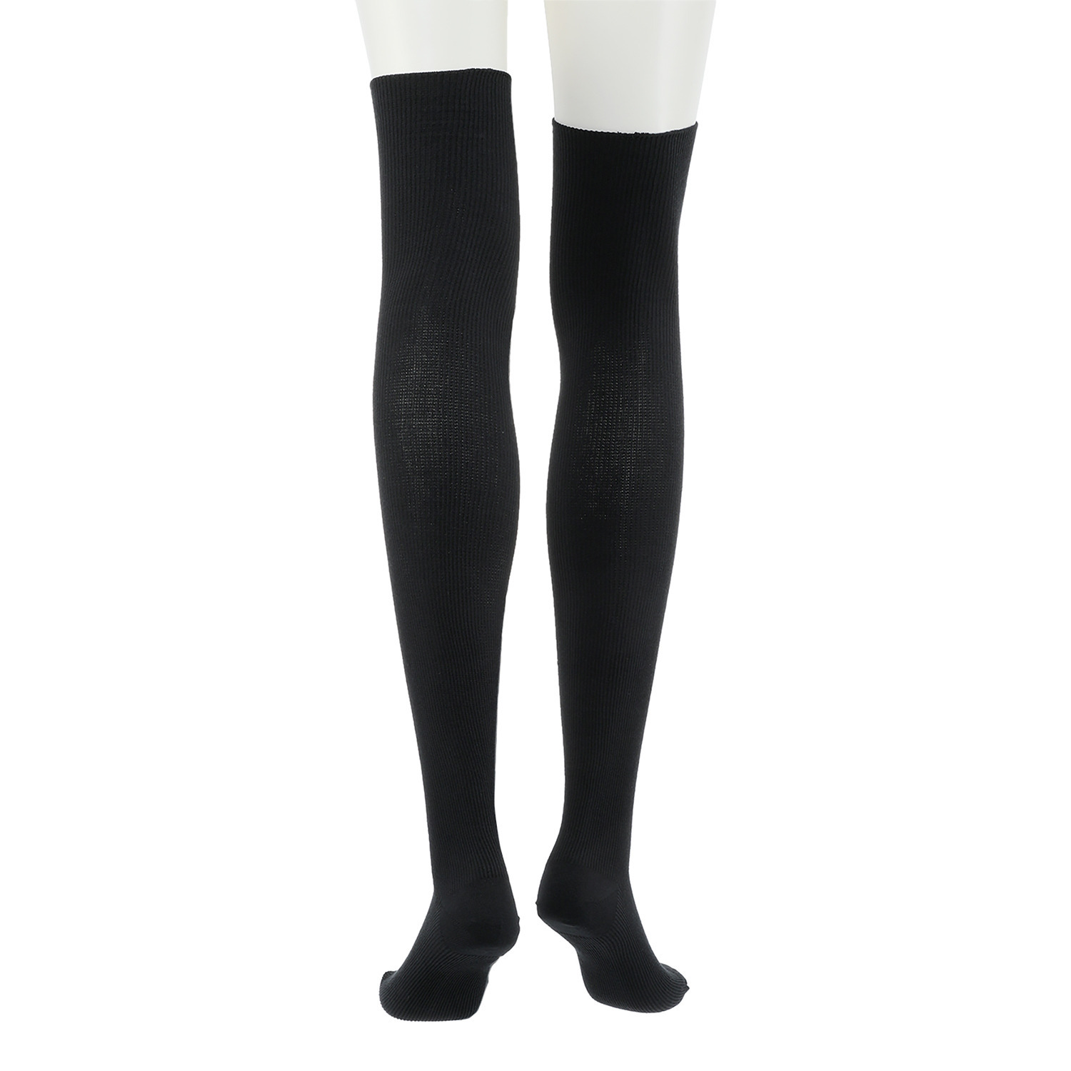 リオッサ 足首キュッ！ ひざ裏ゆったりの快適着圧 寝るときソックスＶ ４足セット ＜２色入り＞