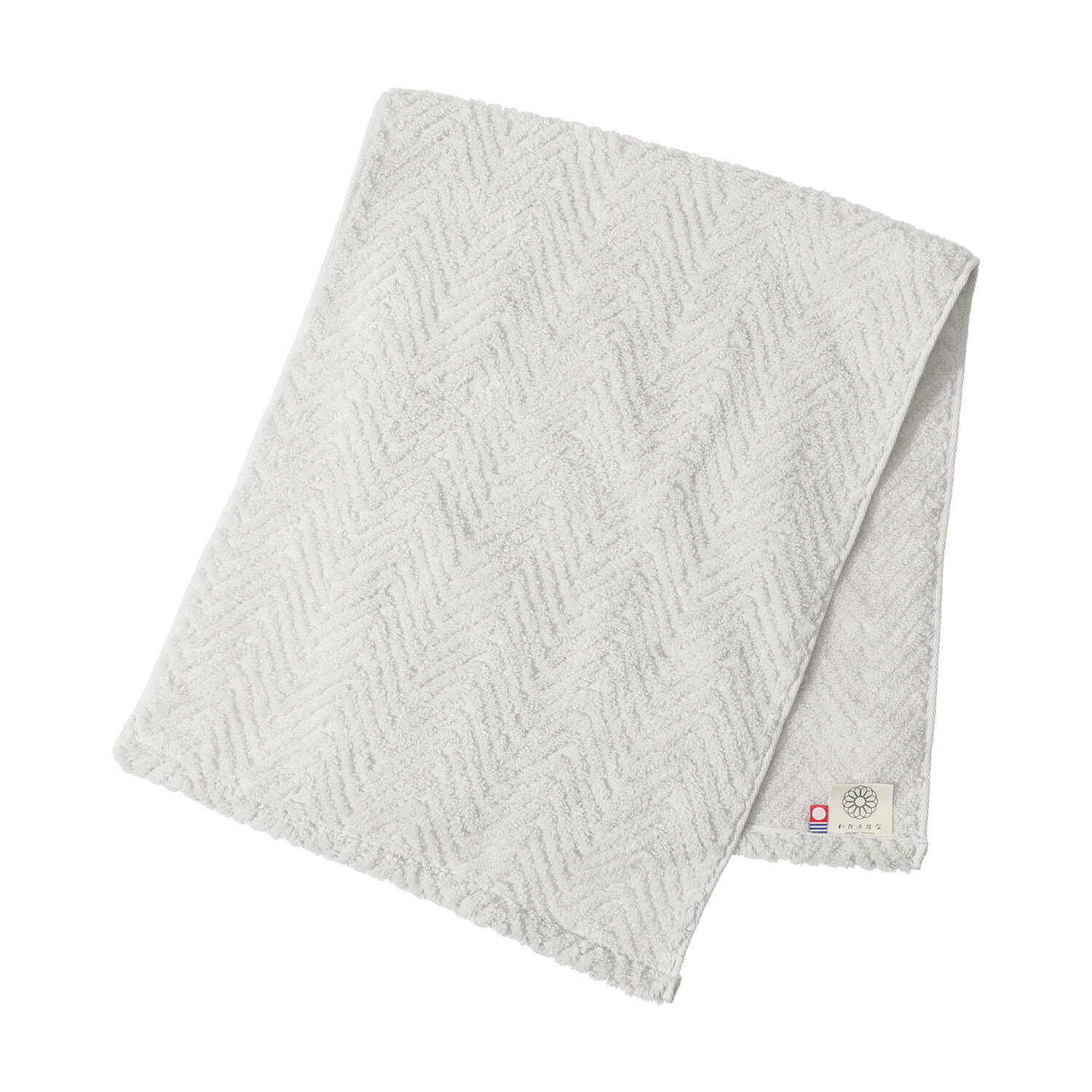 わたのはな オーガニック フェイスタオル 同色２枚組