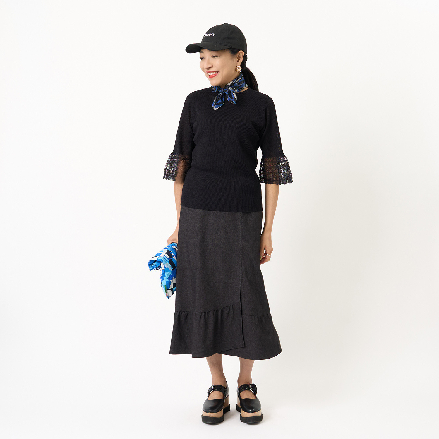 ミューリエ 心地良いエレガンス 夏の大人映え 袖口レース編 プルオーバー