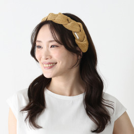 アウレリア エアリー和紙混 ブレード ヘアバンド