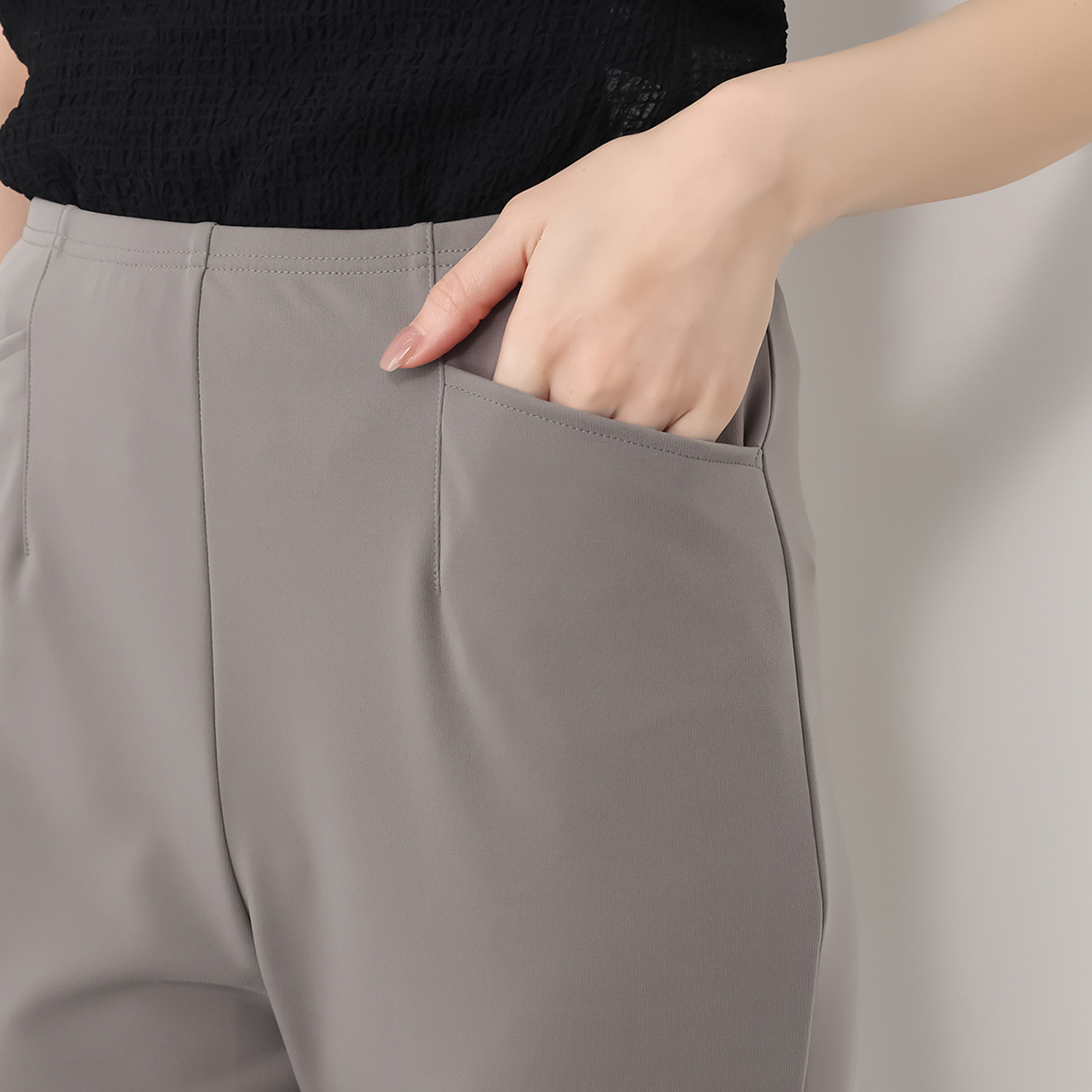 上質ごこち アルディナ はくだけで脚長美人見え 極上ドレープパンツ ＜股下６５ｃｍ＞