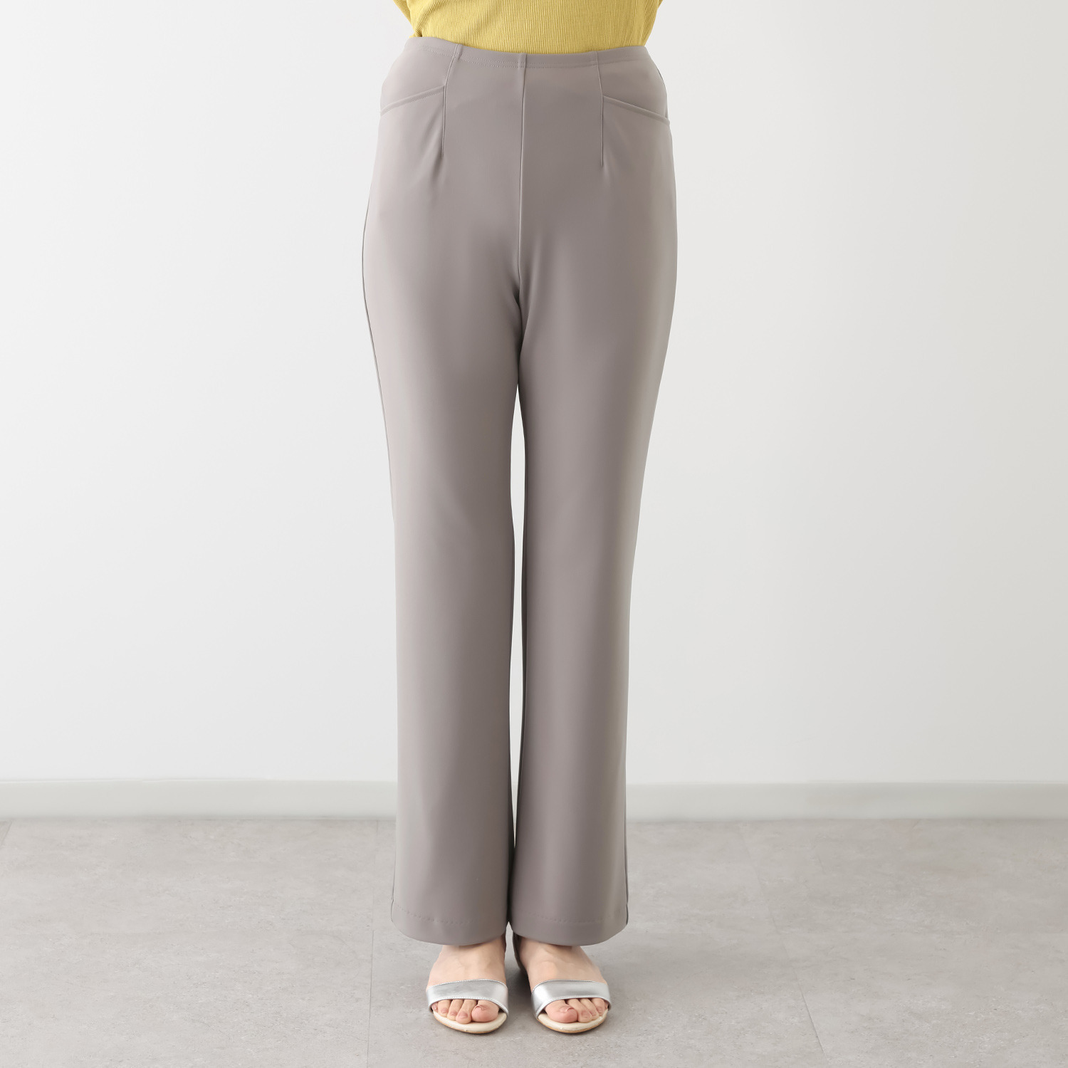 上質ごこち アルディナ はくだけで脚長美人見え 極上ドレープパンツ ＜股下７５ｃｍ＞