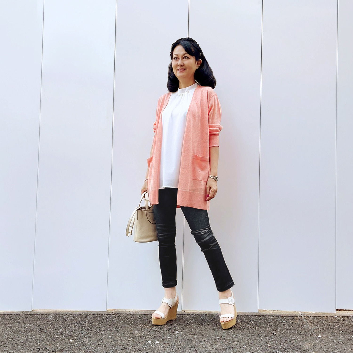 女の欲望 接触冷感 デニムプリント レギンス２枚セット