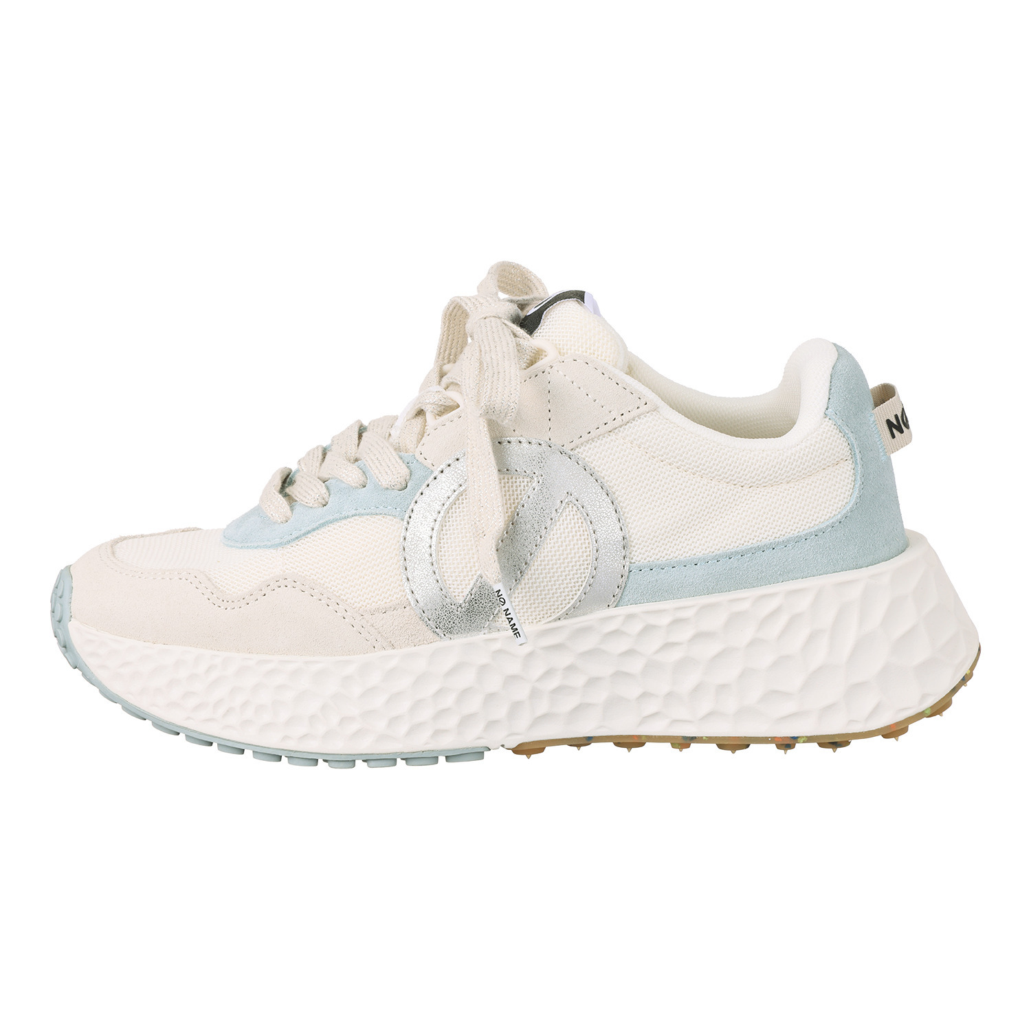 ノーネーム 牛革スエード 配色スニーカー “カーター”