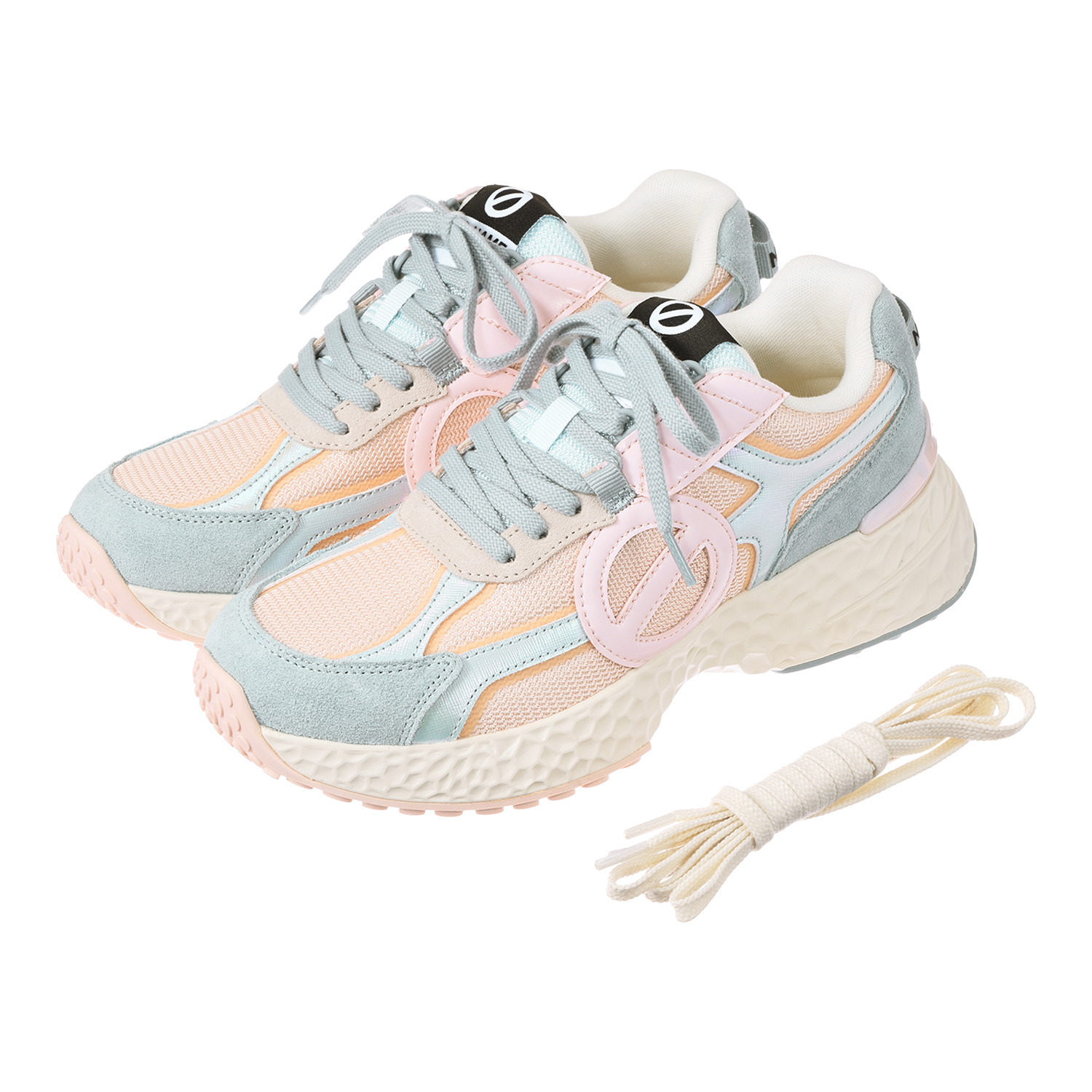 ノーネーム パステル配色 スニーカー “カーター”