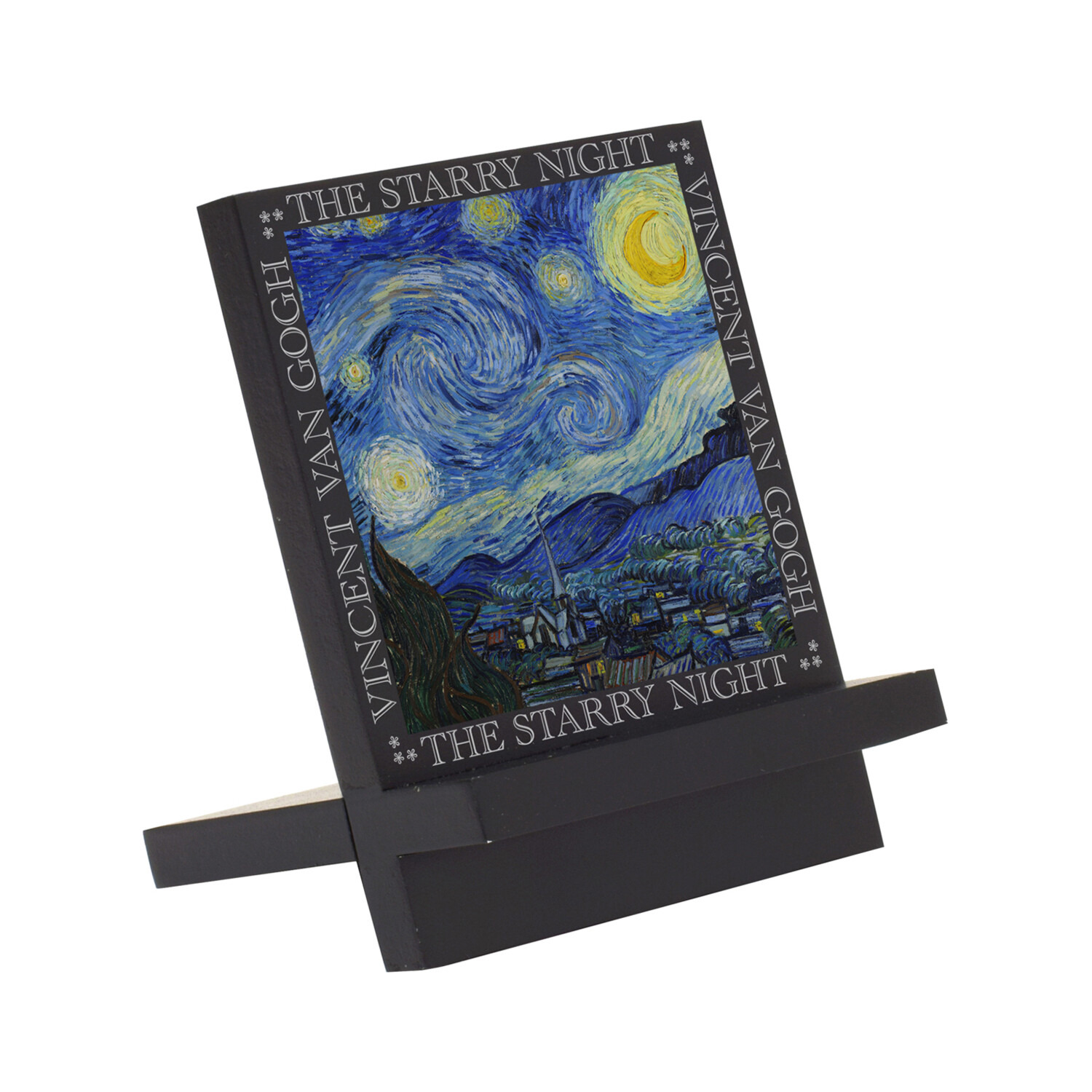 卓上イーゼルアートセット ゴッホ 星月夜＆夜のカフェテラス