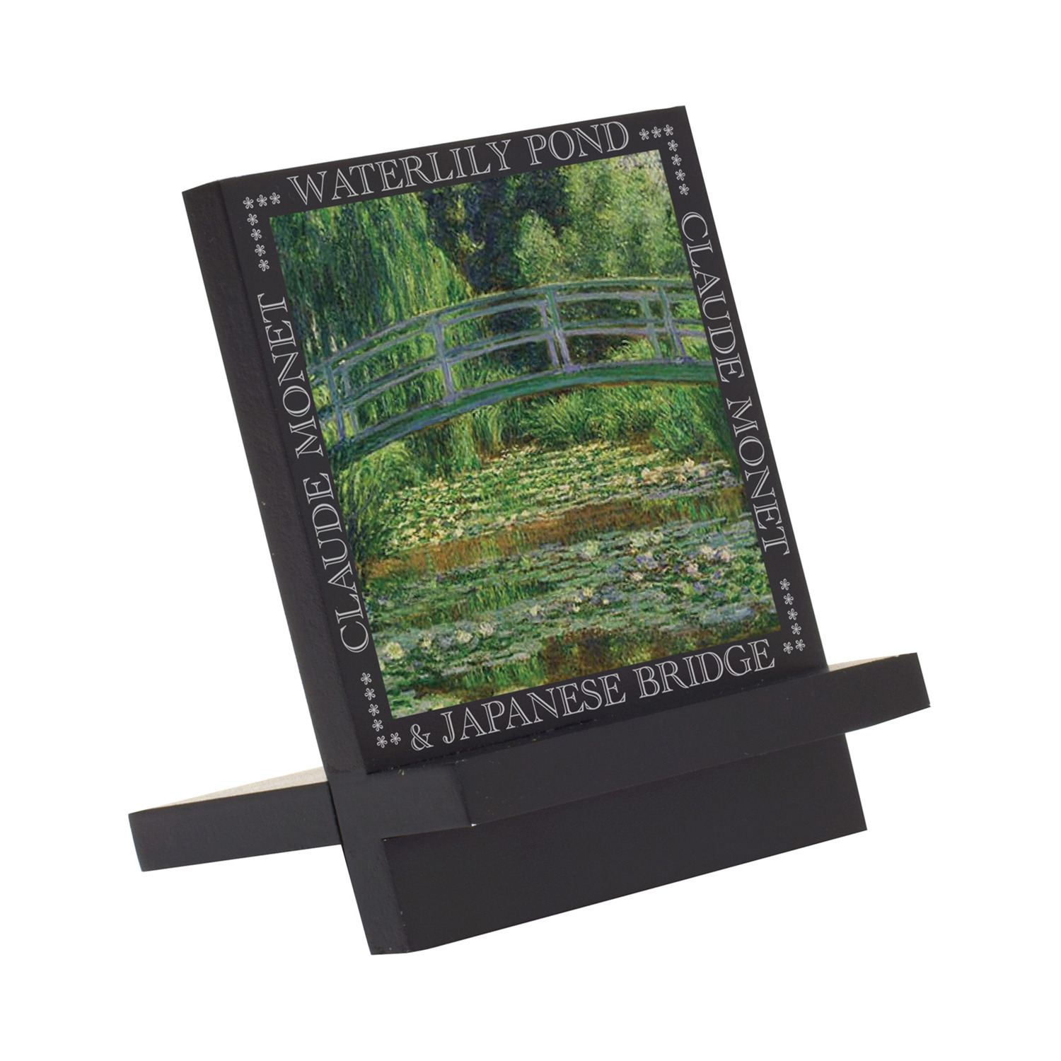 卓上イーゼルアートセット モネ　睡蓮ＩＩ ＆睡蓮の池と日本の橋