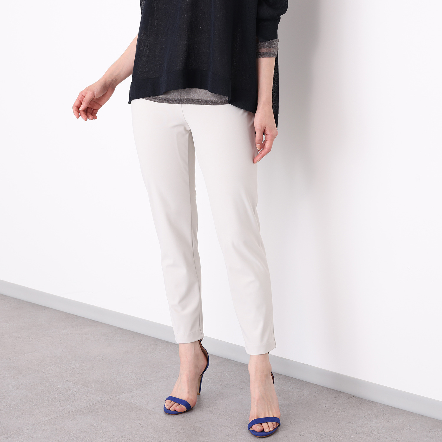 ピーツー 接触冷感・吸水速乾 多機能ストレッチ スリムパンツ ＜股下６４ｃｍ＞