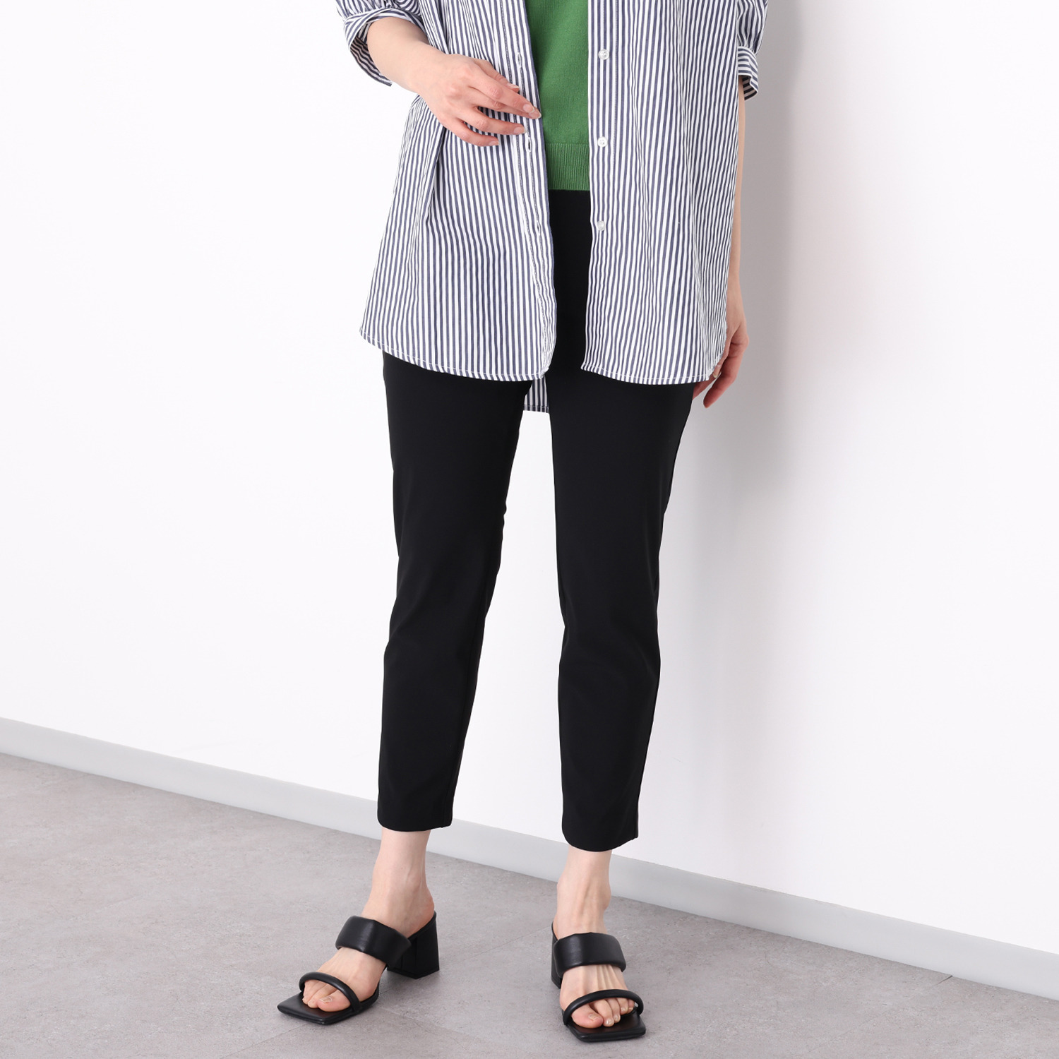 ピーツー 接触冷感・吸水速乾 多機能ストレッチ スリムパンツ ＜股下６４ｃｍ＞