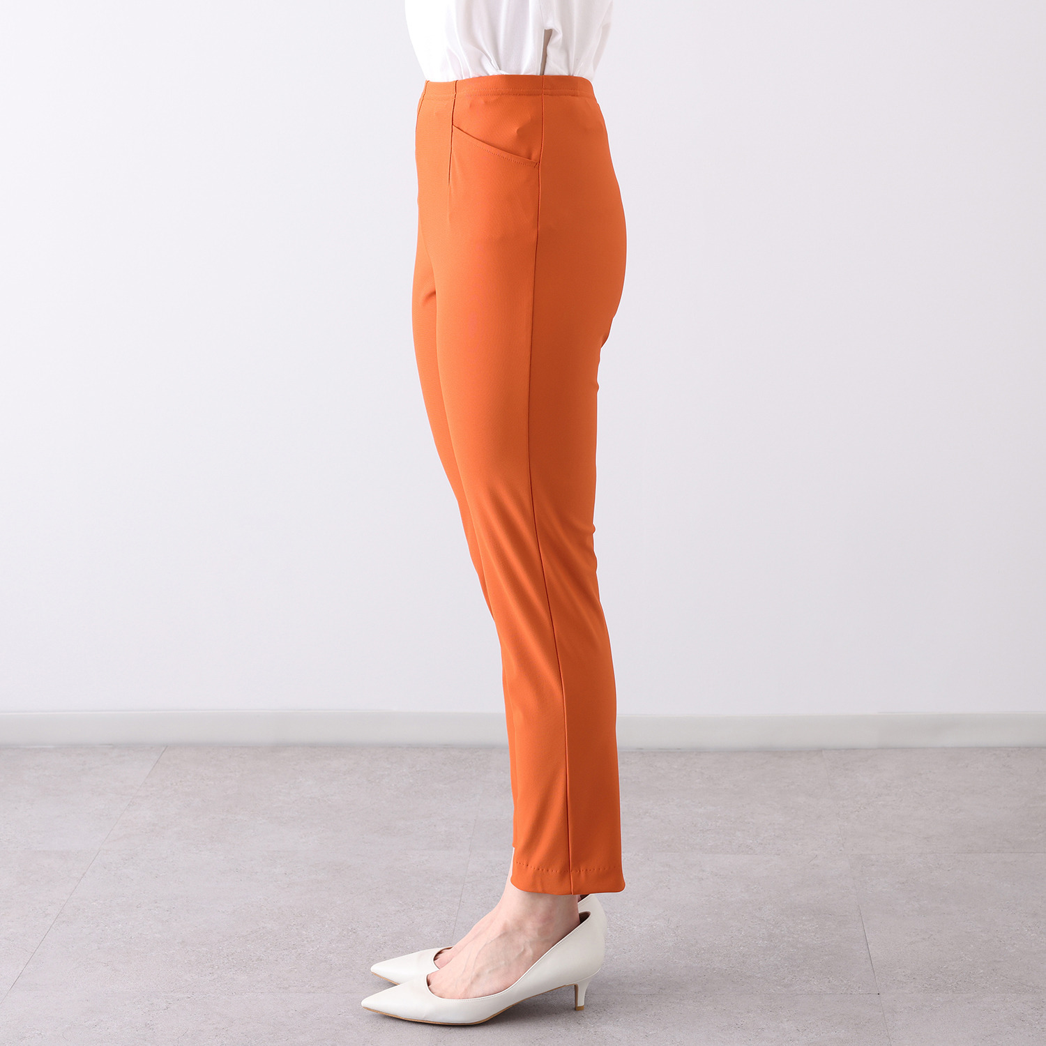 ピーツー 接触冷感・吸水速乾 多機能ストレッチ スリムパンツ ＜股下６４ｃｍ＞