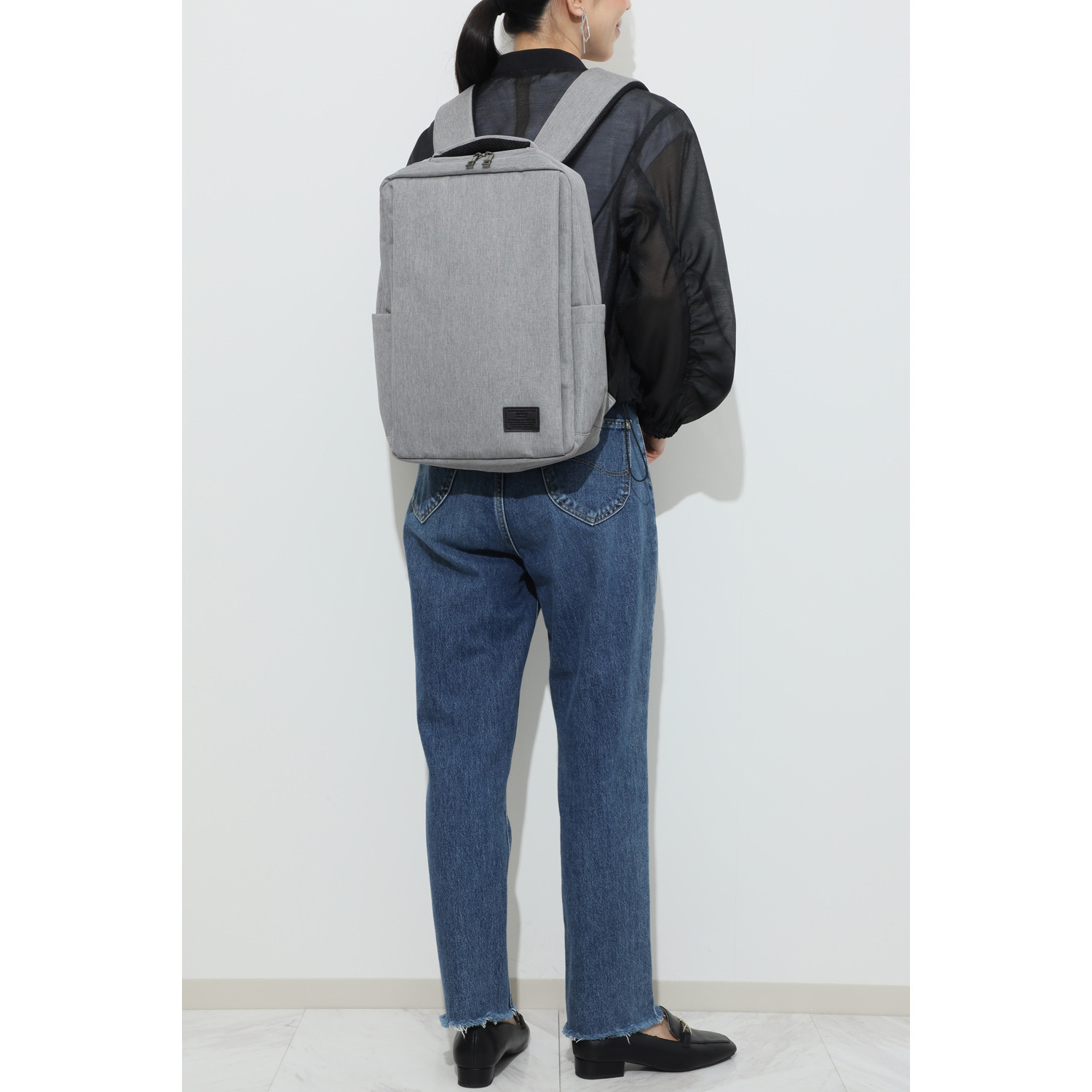 グッシオイタリー シンプル ナイロンリュックサック