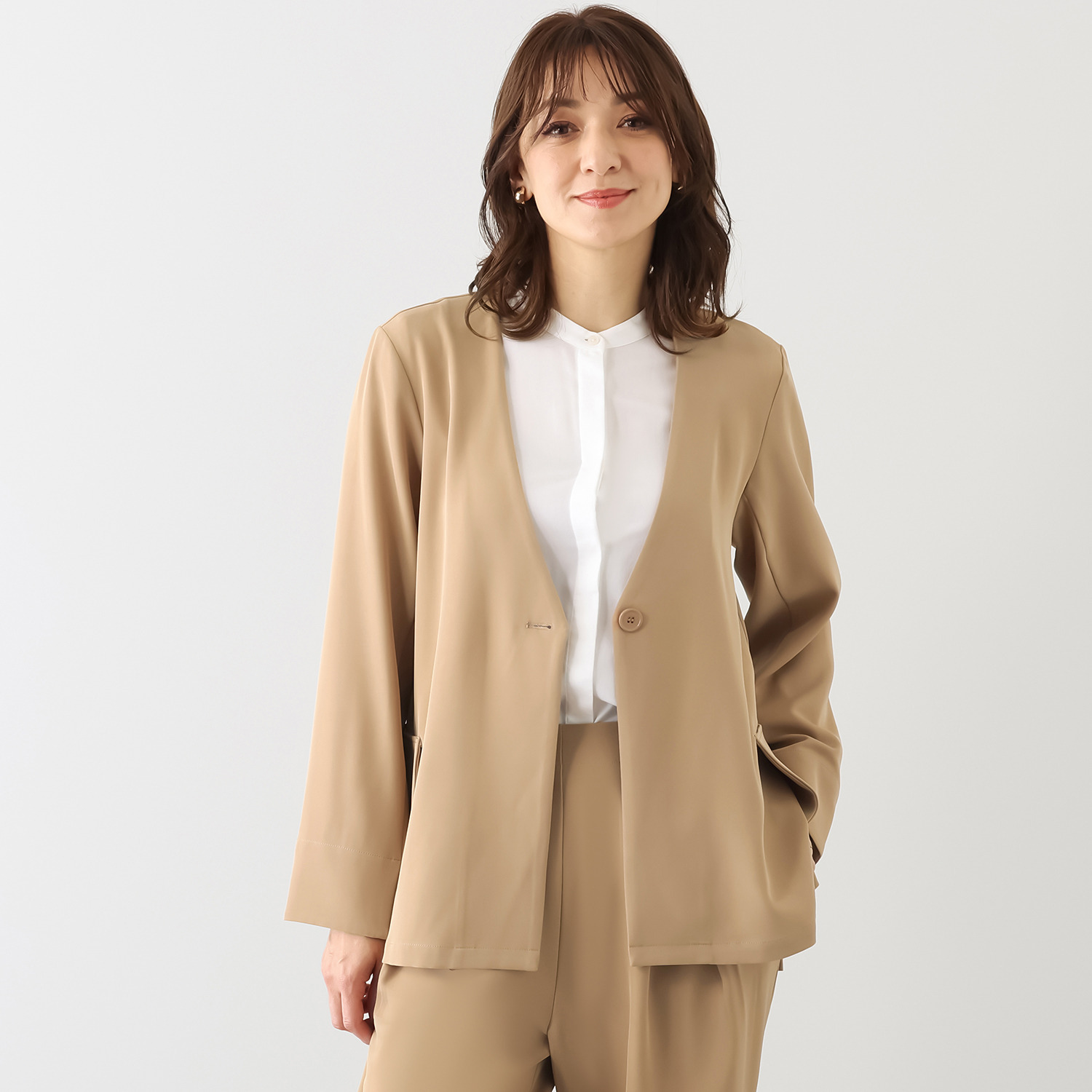 トウキョウストロール 研究してたどり着いた サイドスリット コーディネイトジャケット