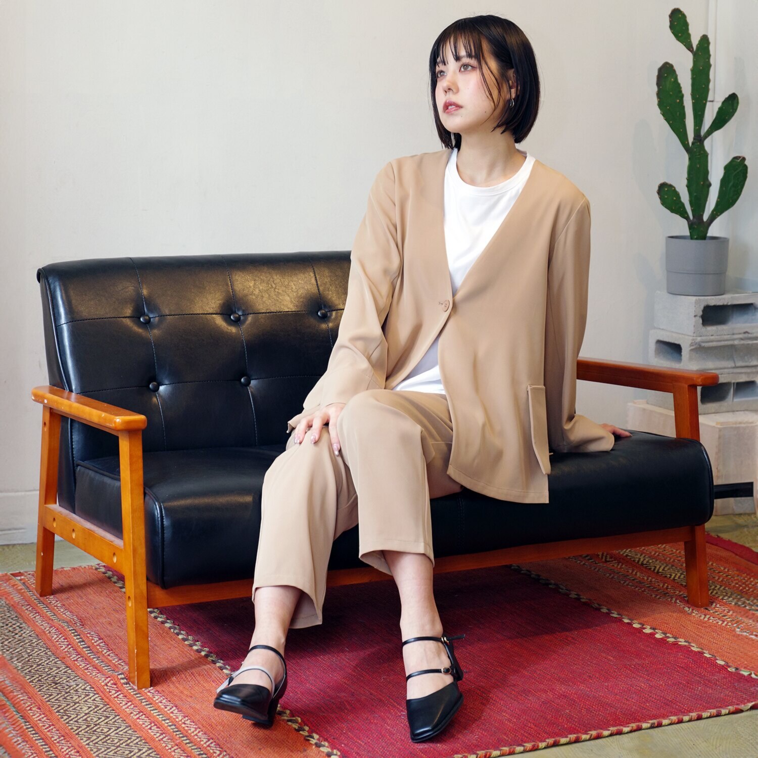 トウキョウストロール 研究してたどり着いた サイドスリット コーディネイトジャケット