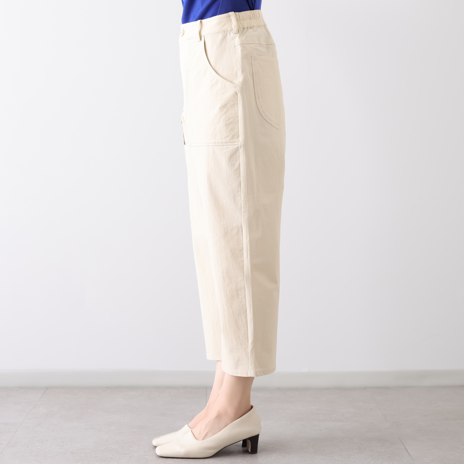 キリ　エ　キリ ストレッチ ベイカーパンツ