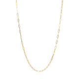 キノミノ １８Ｋ ペーパークリップチェーン ネックレス